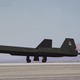 One of two initial US Air Force SR-71A Blackbirds that was retired from operational service and loaned to NASA for high-speed research programs deploys its drag chute as it arrives at NASA’s Dryden Flight Research Center in California. (NASA)